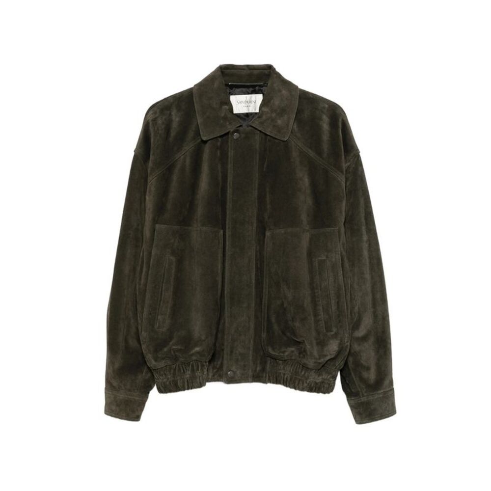 Saint Laurent Green Jackets - Bomber Jackets Men
